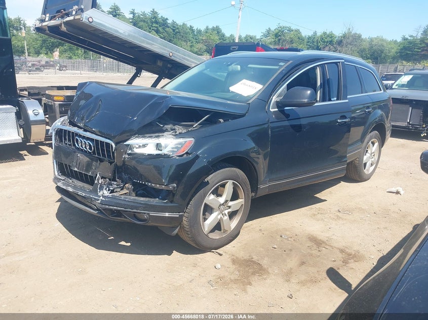 Vin: wa1lgafe5ed019574, lot: 46166618, audi q7 3.0t premium 20142