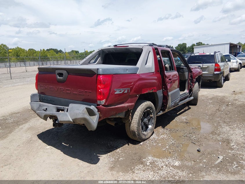 2005 Chevrolet Avalanche 1500 Z71 VIN: 3GNEK12Z15G292530 Lot: 45668039