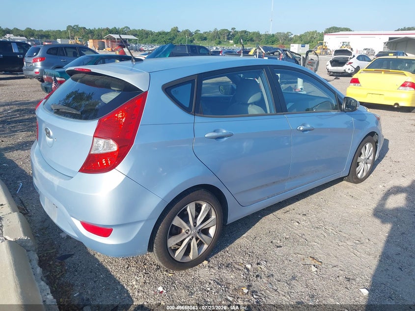 Vin: kmhcu5ae9du074357, lot: 46166643, hyundai accent se 20134