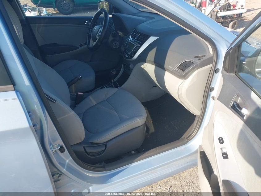 2013 HYUNDAI ACCENT HATCHBACK 1.6L I-4 DI, DOHC, VVT, 138HP