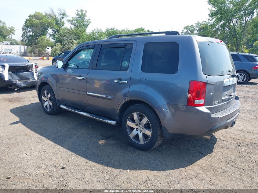 Vin: 5fnyf4h99fb027249, lot: 46166683, honda pilot touring 20153