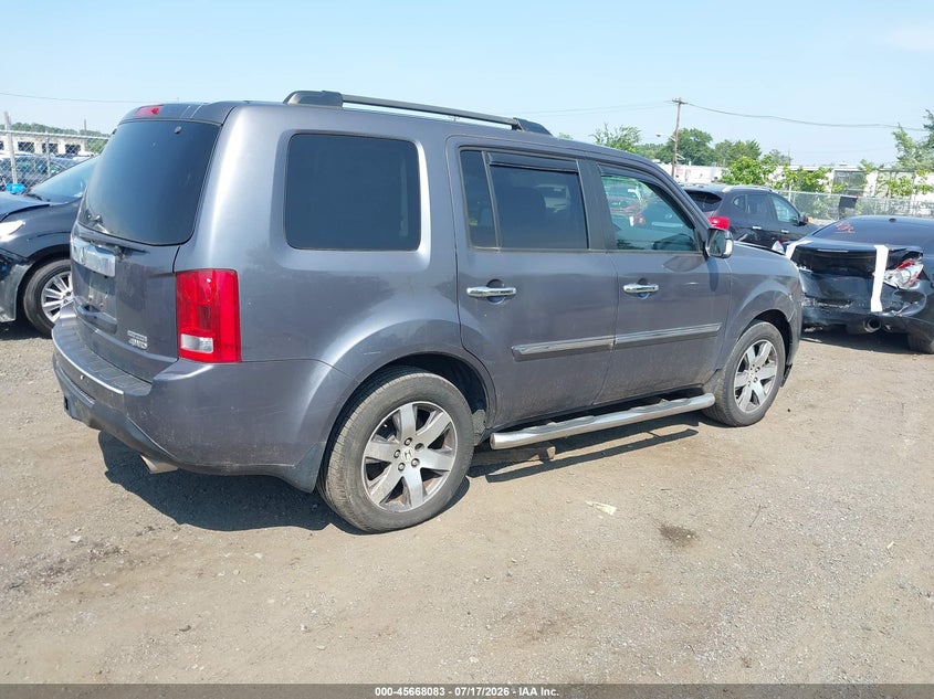 Vin: 5fnyf4h99fb027249, lot: 46166683, honda pilot touring 20154