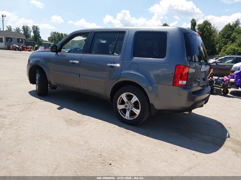 Vin: 5fnyf4h47db015232, lot: 46166685, honda pilot ex 20133