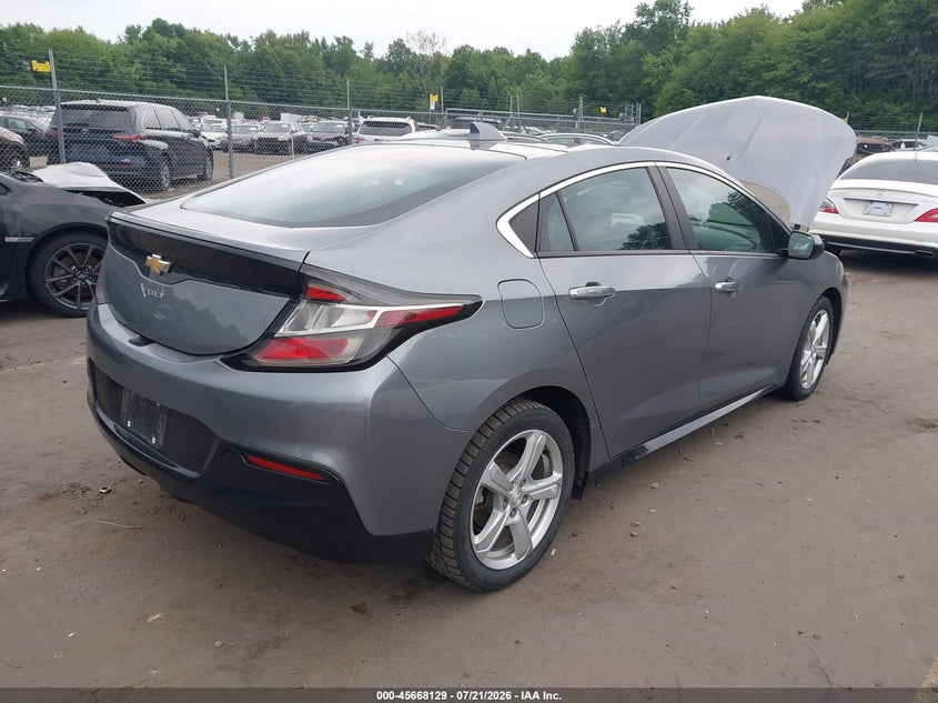Vin: 1g1rc6s59ju142618, lot: 46166729, chevrolet volt lt 20184
