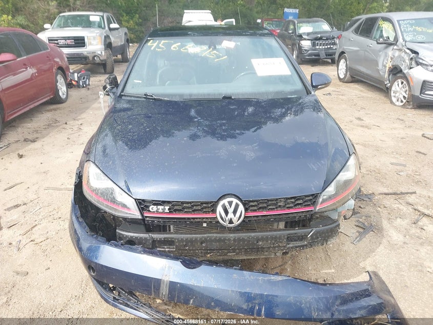 VOLKSWAGEN GOLF GTI 2016 VIN 3VW4T7AU9GM032386