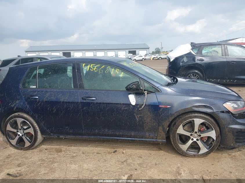 VOLKSWAGEN GOLF GTI 2016 VIN 3VW4T7AU9GM032386