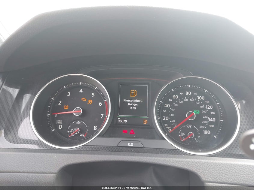 VOLKSWAGEN GOLF GTI 2016 VIN 3VW4T7AU9GM032386