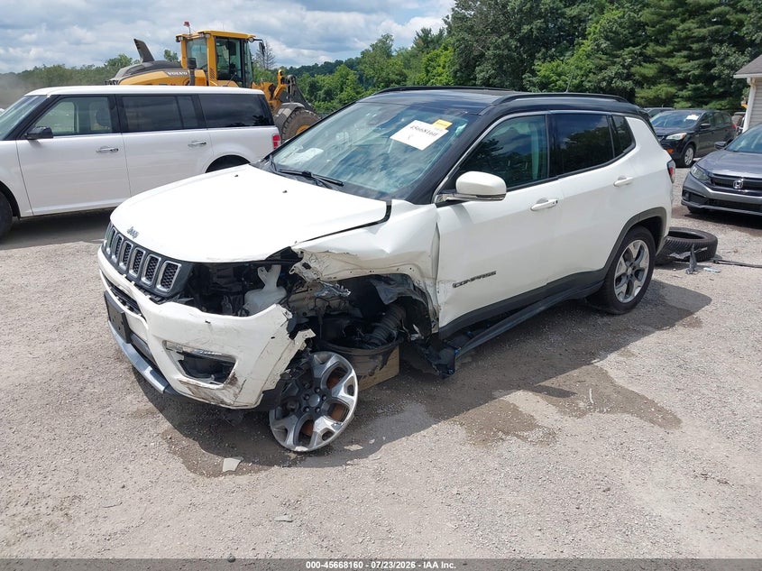 Vin: 3c4njdcb0mt535720, lot: 46166760, jeep compass limited 4x4 20212