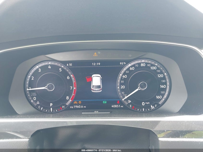 2019 Volkswagen Tiguan 2.0T Se/2.0T Sel/2.0T Sel R-Line/2.0T Sel R-Line Black VIN: 3VV3B7AX3KM040439 Lot: 45668174
