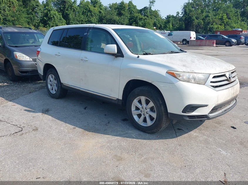 Vin: 5tdzk3ehxcs086601, lot: 46166779, toyota highlander base v6 2012 img_1