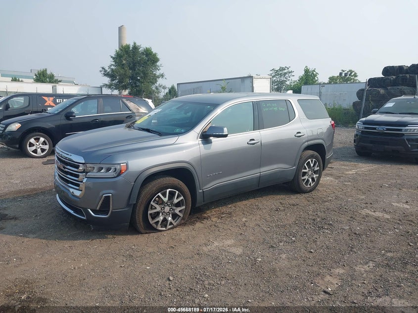 Vin: 1gkknkla2lz142462, lot: 46166789, gmc acadia fwd sle 20202