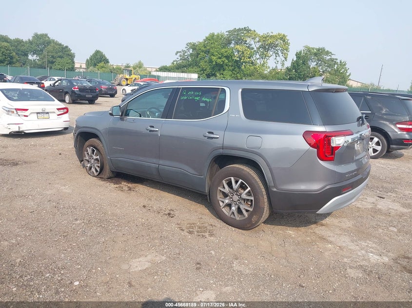 Vin: 1gkknkla2lz142462, lot: 46166789, gmc acadia fwd sle 20203