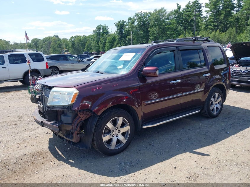 2014 Honda Pilot Touring VIN: 5FNYF4H95EB052356 Lot: 45668199