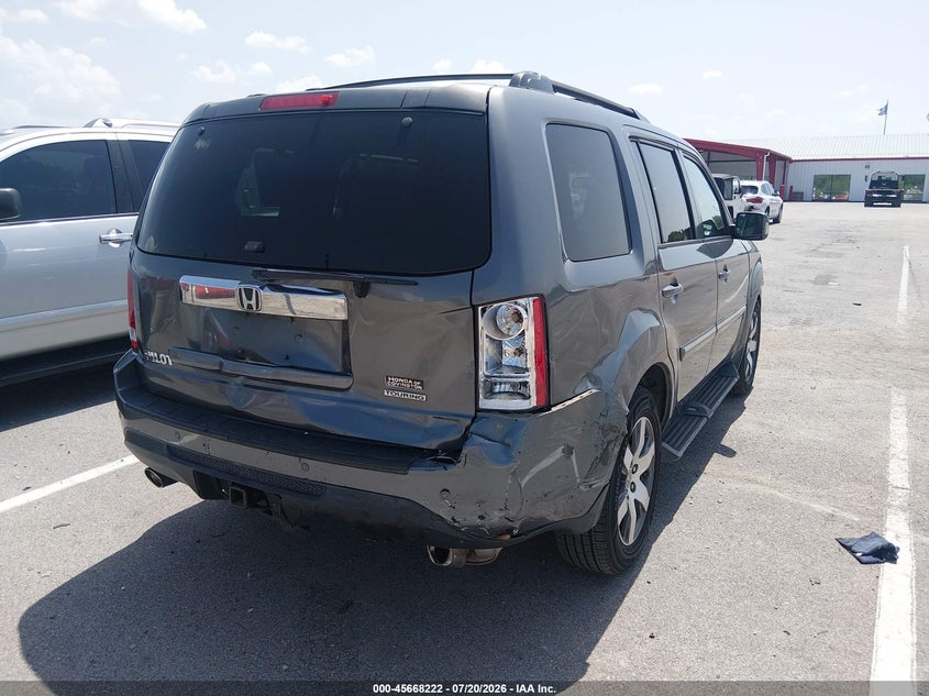 Vin: 5fnyf3h96cb043530, lot: 46166822, honda pilot touring 20124