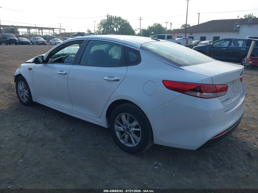 Vin: 5xxgt4l36hg154046, lot: 46166842, kia optima lx 20173