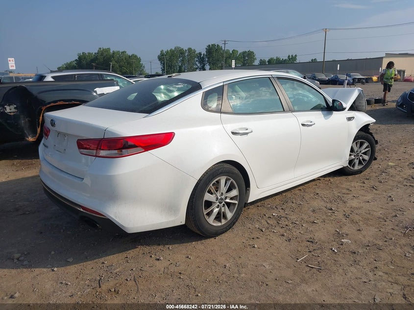 Vin: 5xxgt4l36hg154046, lot: 46166842, kia optima lx 20174