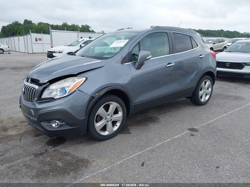 Vin: kl4cjfsb5fb164119, lot: 46166846, buick encore convenience 20152