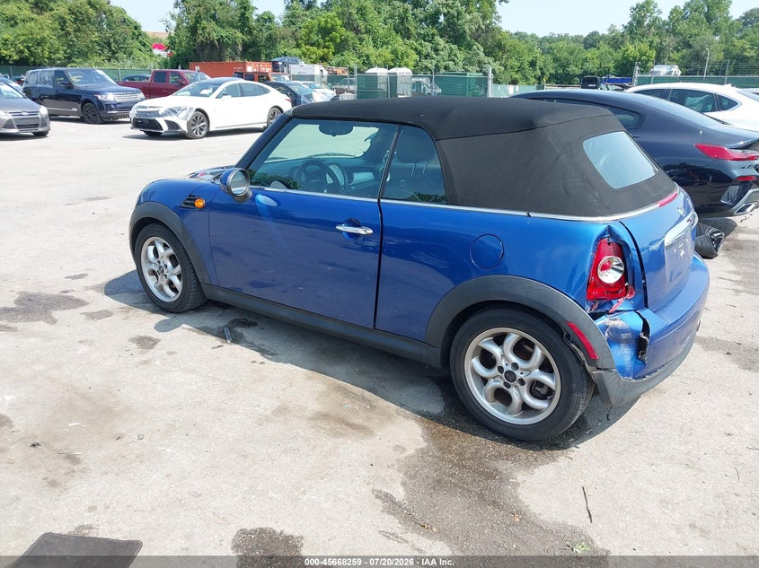 Vin: wmwzn3c57ct265175, lot: 46166859, mini cooper 20123