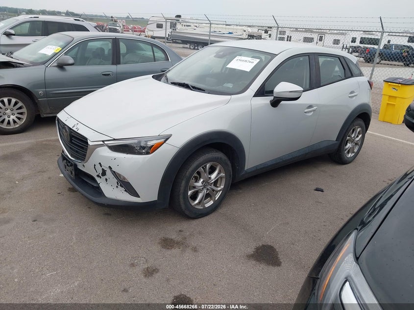 Vin: jm1dkdb70l1465261, lot: 46166866, mazda cx-3 sport 20202