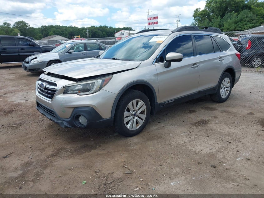 Vin: 4s4bsacc6j3207308, lot: 46166909, subaru outback 2.5i premium 20182