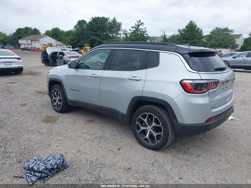 Vin: 3c4njdcnxrt175034, lot: 46166919, jeep compass limited 4x4 20243