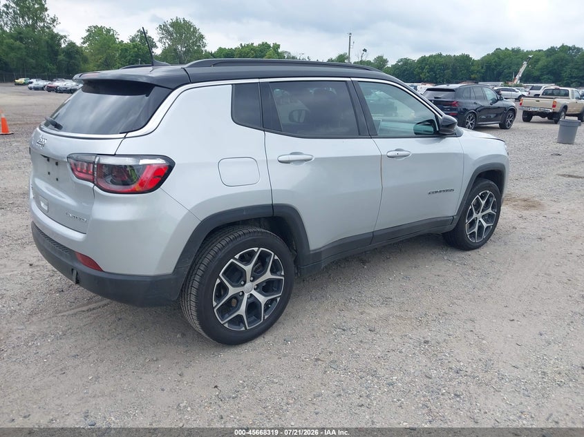 Vin: 3c4njdcnxrt175034, lot: 46166919, jeep compass limited 4x4 20244