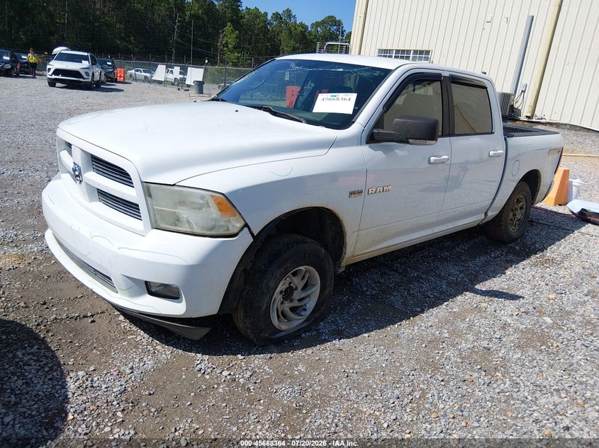 Vin: 1d7rv1ct1as207660, lot: 46166964, dodge ram 1500 slt/sport/trx 20102