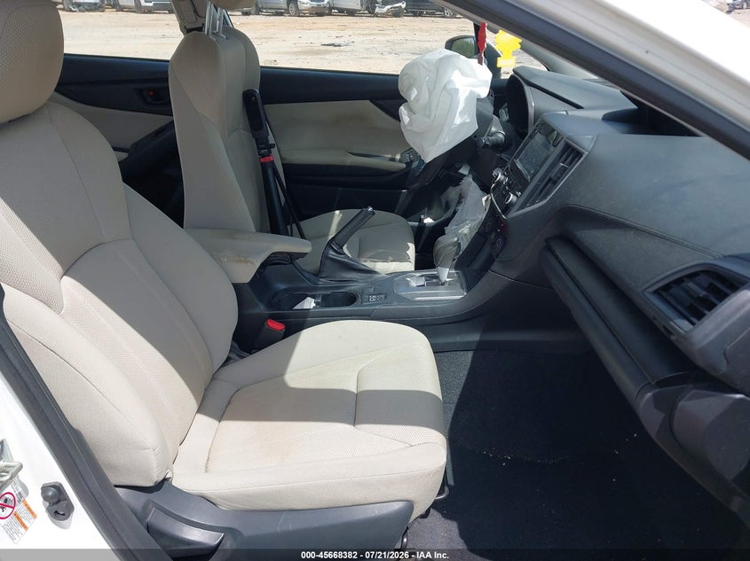 2019 SUBARU IMPREZA SEDAN 2.0L H-4 DI, DOHC, VVT, 152HP