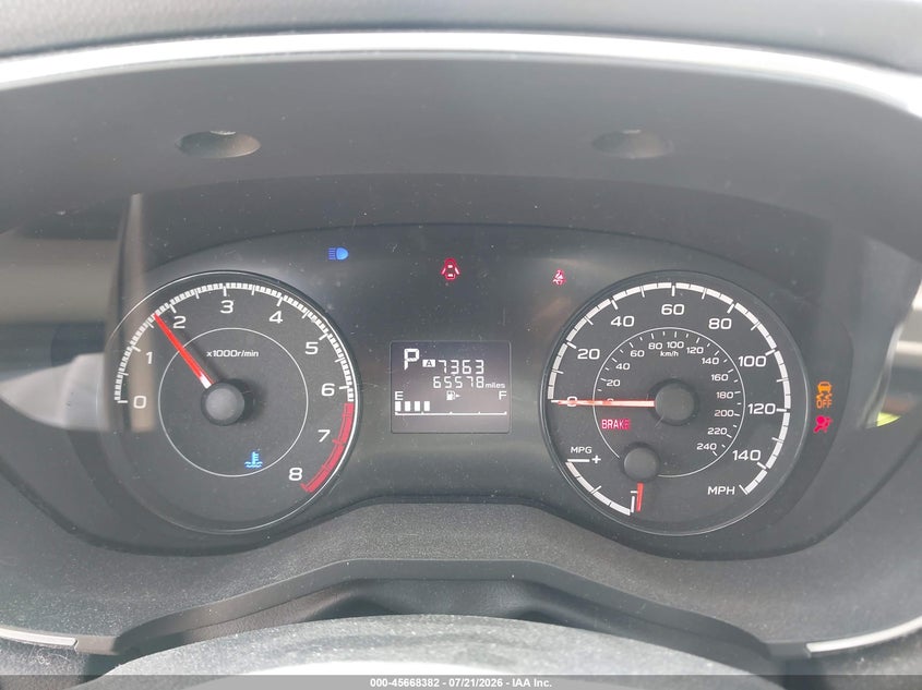 2019 SUBARU IMPREZA SEDAN 2.0L H-4 DI, DOHC, VVT, 152HP