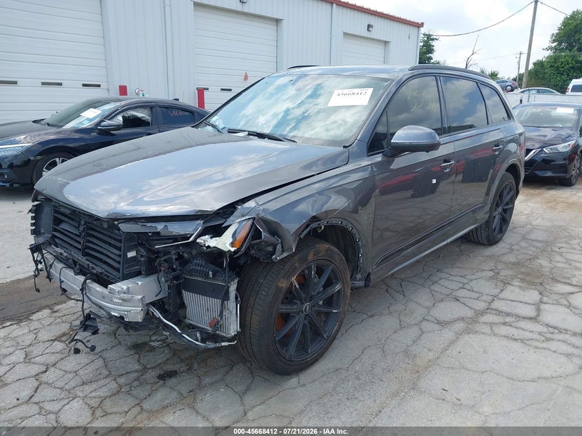 Vin: wa1lxaf70md023550, lot: 46167012, audi q7 premium plus 55 tfsi quattro tiptronic 20212