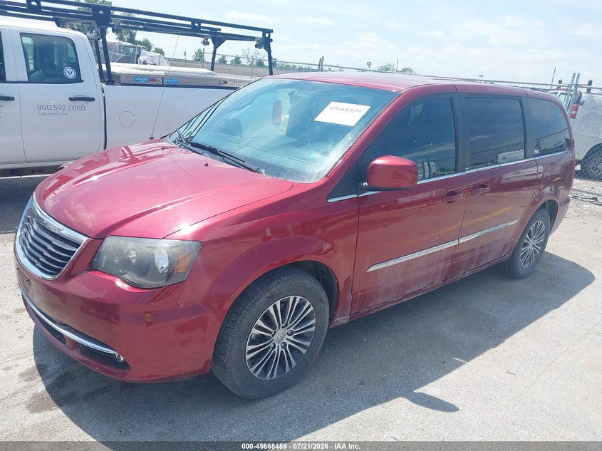 Vin: 2c4rc1hg4er201452, lot: 46167059, chrysler town & country s 20142