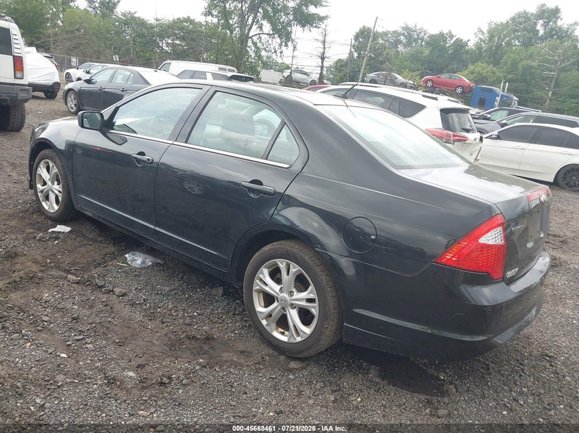 Vin: 3fahp0ha3cr280387, lot: 46167061, ford fusion se 20123