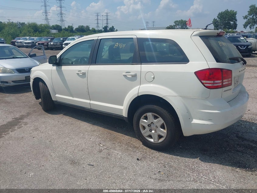 Vin: 3c4pdcab1ct256918, lot: 46167064, dodge journey se/avp 20123