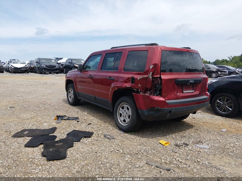 2013 JEEP PATRIOT auction photo 3