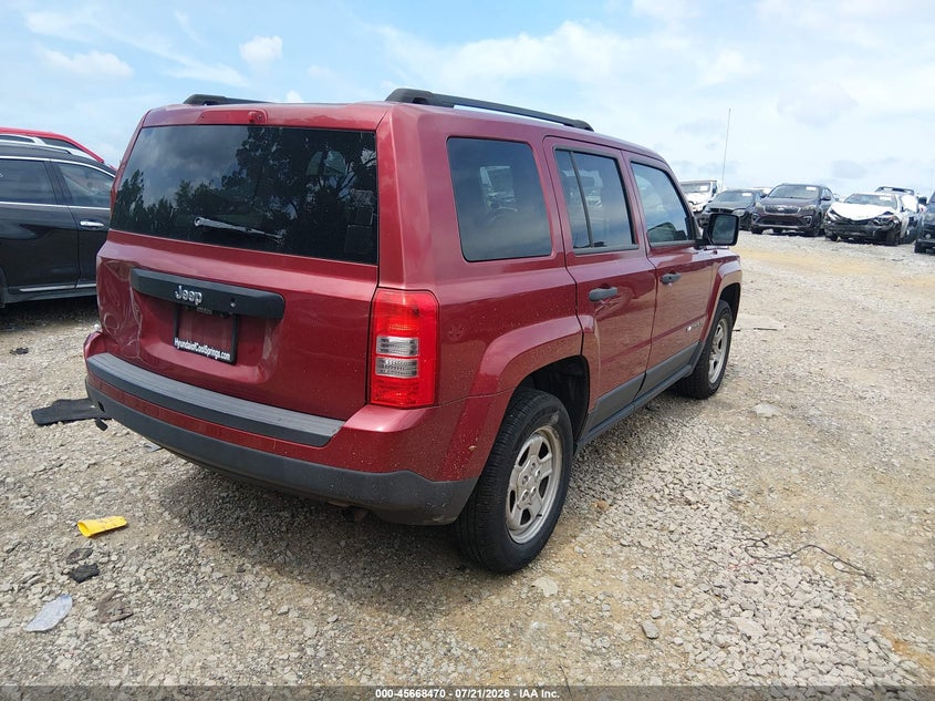 2013 JEEP PATRIOT auction photo 4