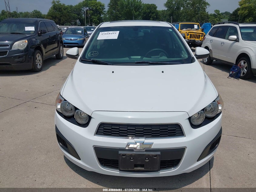 2014 Chevrolet Sonic Lt Auto VIN: 1G1JC6SB9E4124161 Lot: 45668493