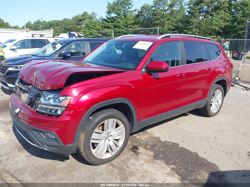 2019 Volkswagen Atlas, Удар спереду, IAAI, VIN 1V2UR2CA0KC508802 — фото 2