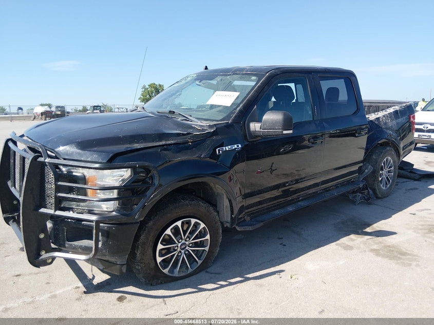 2018 Ford F-150, Front & Rear, IAAI, VIN 1FTEW1EP2JFE48111 — photo 2