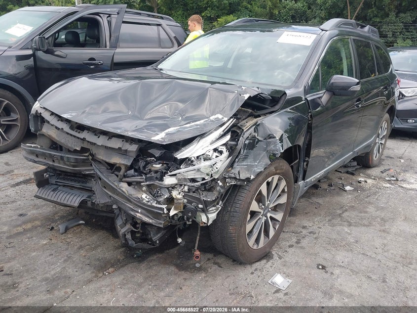 Vin: 4s4bsblc8f3276109, lot: 46167122, subaru outback 2.5i limited 20152