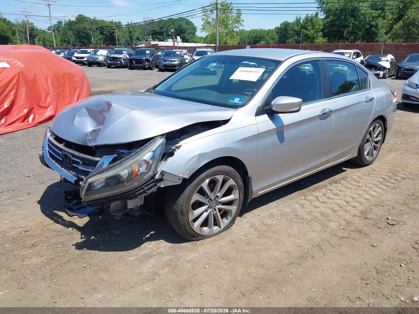 2014 Honda Accord, Front End, IAAI, VIN 1HGCR2F58EA090096 — photo 2