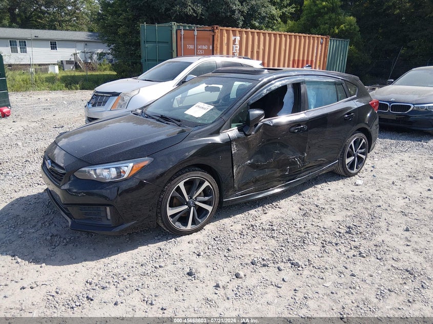 Vin: 4s3gtam64l3728367, lot: 46167203, subaru impreza sport 5-door 20202
