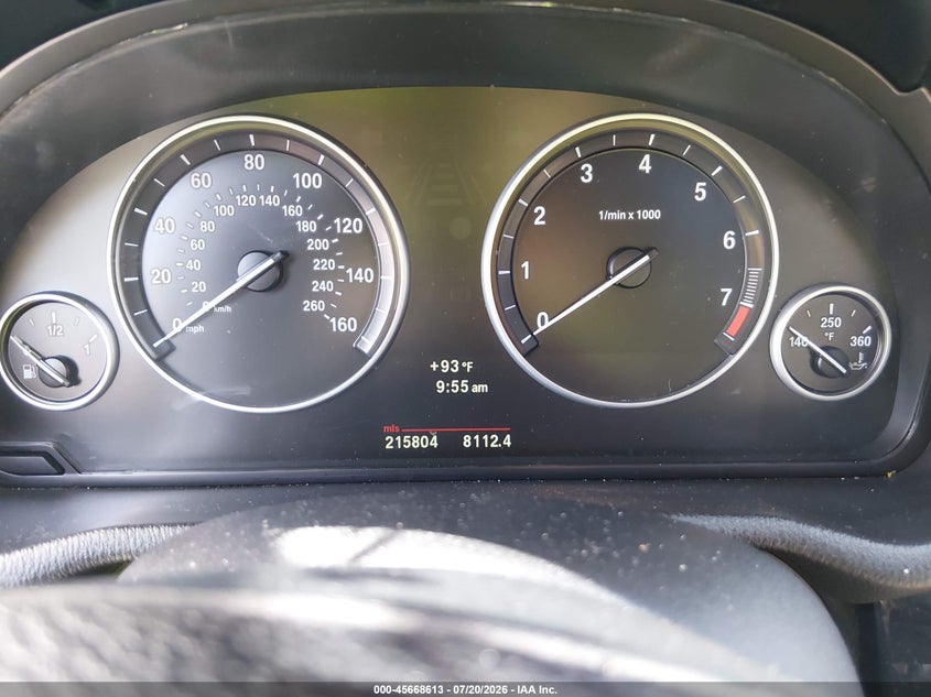 2012 BMW X3 xDrive28I VIN: 5UXWX5C57CL721539 Lot: 45668613
