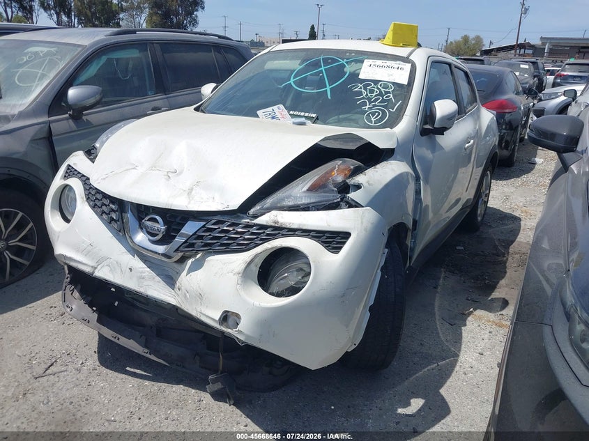 Vin: jn8af5mrxgt605097, lot: 46167246, nissan juke s 20162