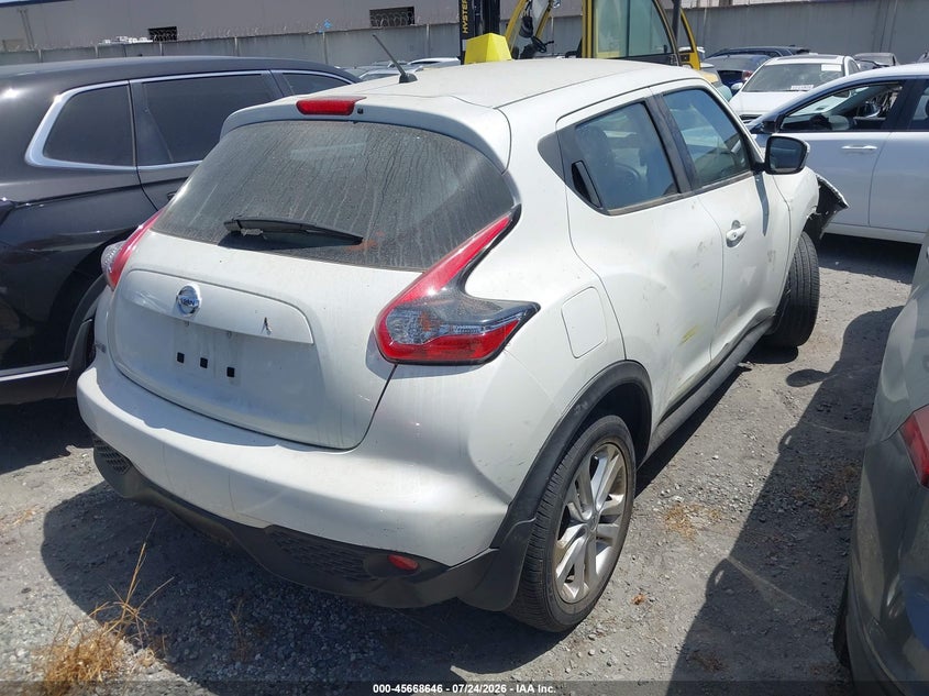 Vin: jn8af5mrxgt605097, lot: 46167246, nissan juke s 20164