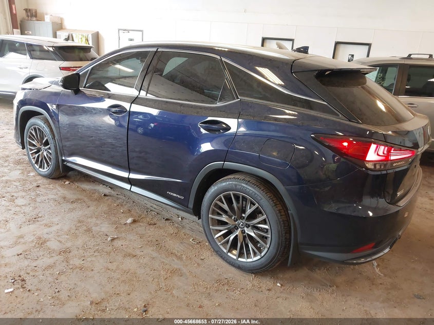 Vin: 2t2ygmda6lc051498, lot: 46167253, lexus rx 450h f sport performance 20203