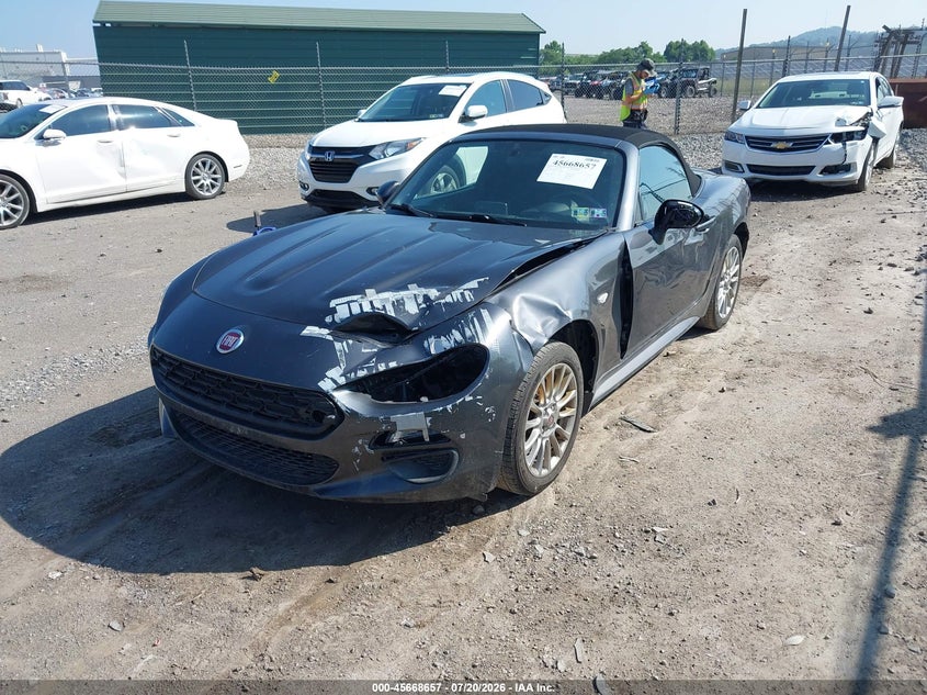 2017 Fiat 124 Spider Classica VIN: JC1NFAEK2H0127877 Lot: 45668657