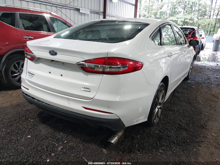 Vin: 3fa6p0cd6kr180386, lot: 46167264, ford fusion sel 20194