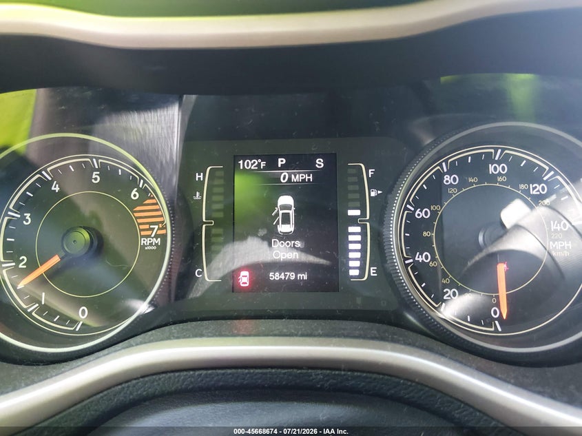 2018 JEEP CHEROKEE auction photo 7