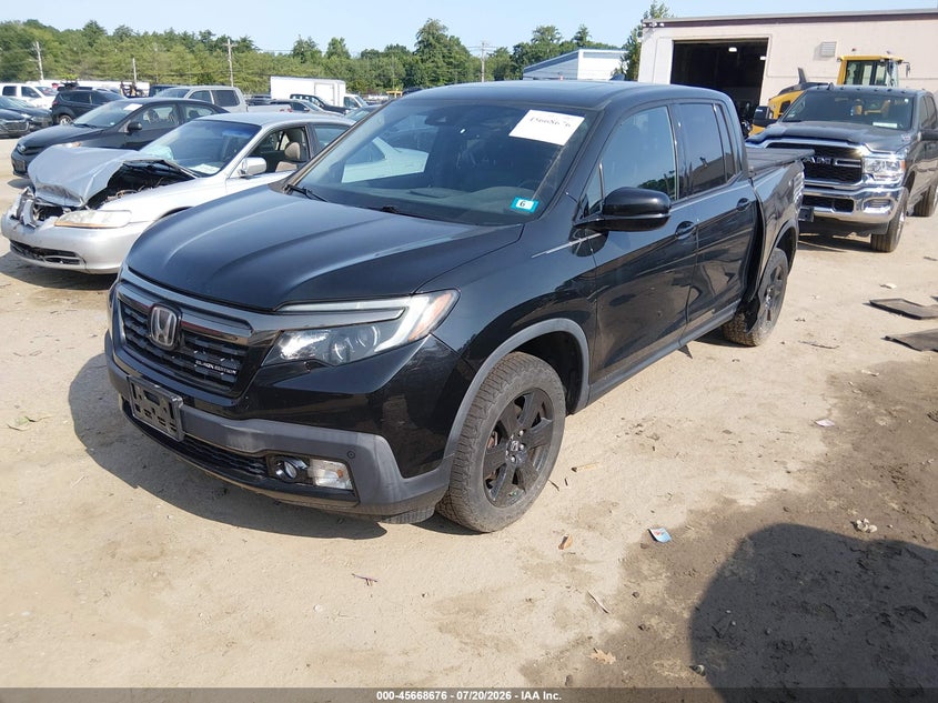 Vin: 5fpyk3f86hb027347, lot: 46167276, honda ridgeline black edition 20172