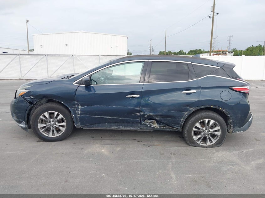 NISSAN MURANO 2018 VIN 5N1AZ2MH3JN126326
